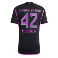 Camisa de time de futebol Bayern Munich Jamal Musiala #42 Replicas 2º Equipamento 2023-24 Manga Curta